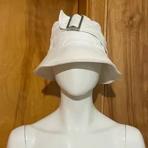 Vintage Peruvian Connection Bucket Hat Buckle White Rare Perry High School Port Authority Bucket Hat Adult Medium  main image 2